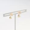 ESTELLE [Official] [Web Exclusive] Women's Earrings in 10K Yellow Gold with Labradorite Drop Motif (Product Code: 0222-8661-0019-0000)