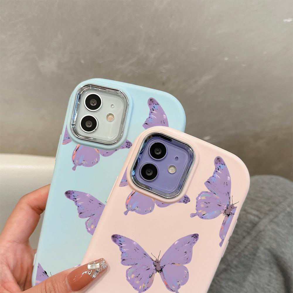 For OPPO A16 A38 A57 A58 A74 A78 A98 Reno8T Reno13F Realme C25S C53 C65 Tegneserie Svart Katt Sølvkant Mykt Flytende Silikon Beskyttelsesdeksel