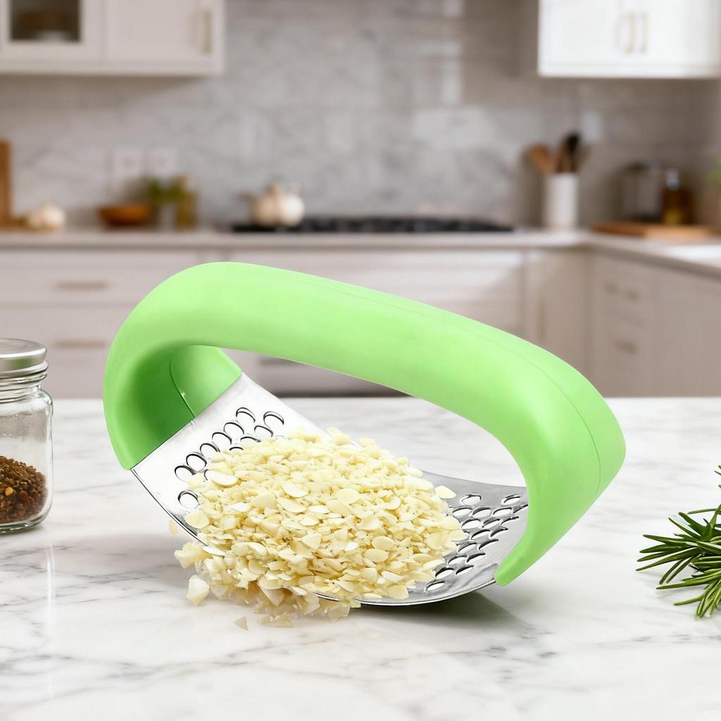 Kitchen manual garlic press stainless steel garlic press vegetable household gadget accessories Manual Garlic Crusher