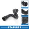 ABSOPRO HVAC Heater Return Hose for BMW 745i Part 64218377701 Black Rubber 4.4L (2002-2005) - Number -