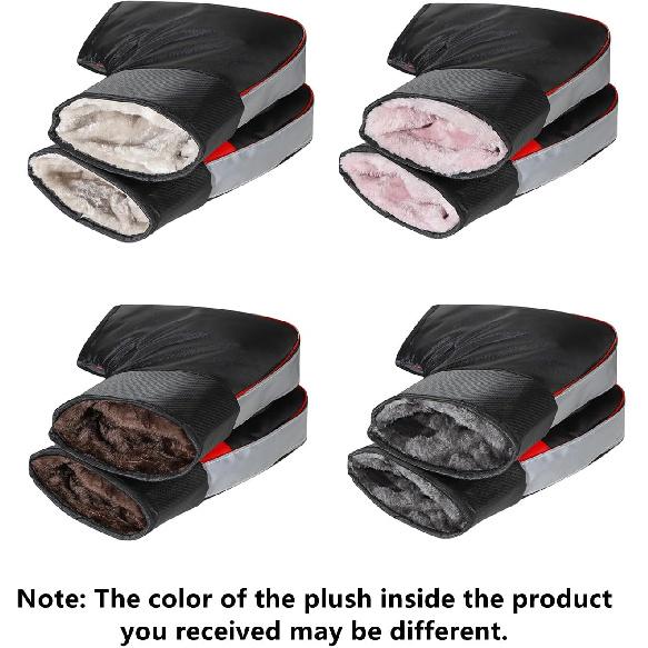 Motorcycle Handlebar Gloves Windproof Waterproof Winter Cycling Gloves Mittens Universal Motorbike Hands Warmer Snowmobile Scooter ATV Motorbike