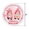 Pink Valentine's Day Tableware Set, Paper Plates, Paper Cups, Tissues, Tablecloths, Party Decoration, Scene Decoration and Arrangement Supplies