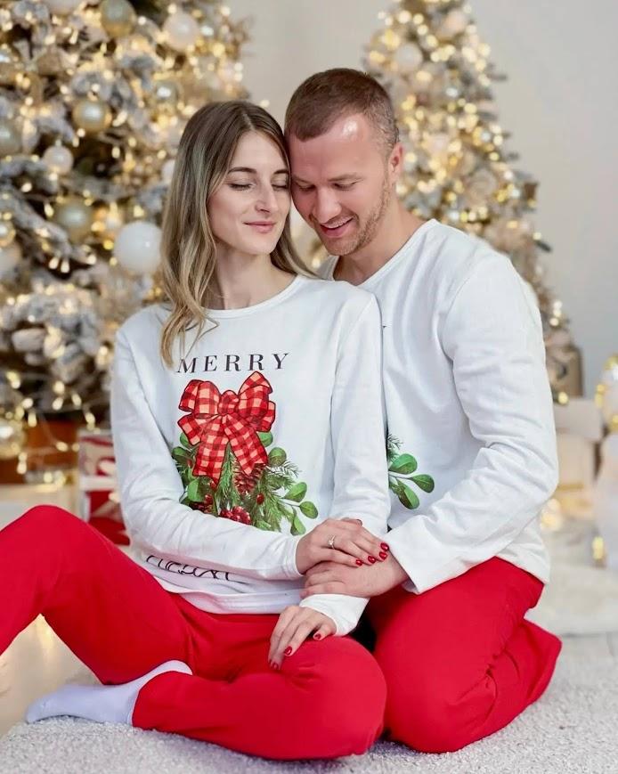 Men’s Holiday Pajamas – Soft Knit & Matching Family Style, Winter, 8625-F HC