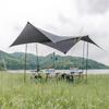 Thous Winds Sun Awning Hexagonal Perfect for Solo Lightweight and 2000mm Water Light Heat Includes Wind and Storage Bag Tarp, Shelter, Shade, Tarp,