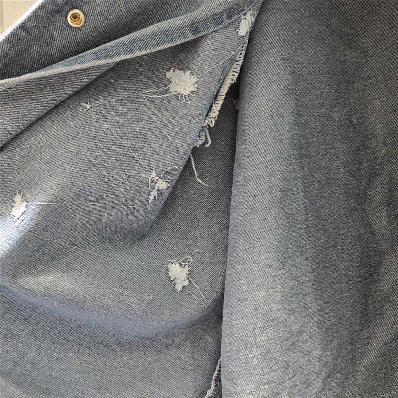 European-Style Embroidered Bead Sequin Denim Women's Loose Jacket - 2026 Early Spring Collection