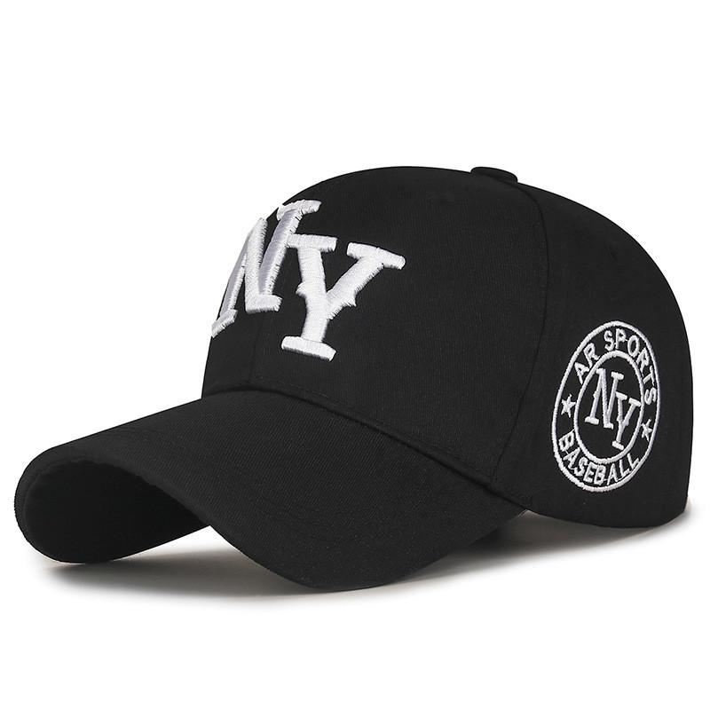 Ny Baseball Embroidered Cap Men Women Unisex Outdoor Cap Minimalist Hip Hop