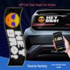 Bluetooth LED Car Display Screen: Waterproof, Full-Color, Flexible Smart Sticker
