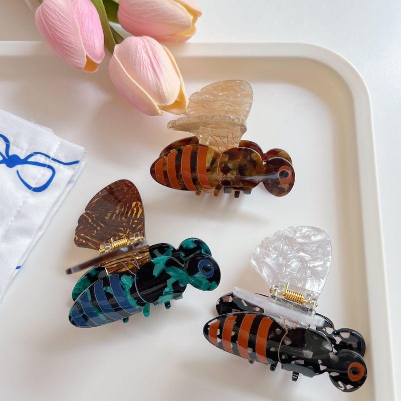 1pc Cartoon Cute Bee Shark Clip Sweet and Fashionable New Animal High Grade Grasp Clip Hair Accessories Headwear