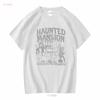 Vintage The Haunted Mansion T Shirt Retro Halloween Horror Matching GifT long or short sleeves vintage Washed Stretched Unisex