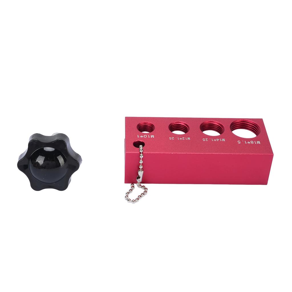 Spark Plug Gap Tool Aluminum Easy To Use Accurate for Most 10mm 12mm 14mm 16mm Spark Plugs Red