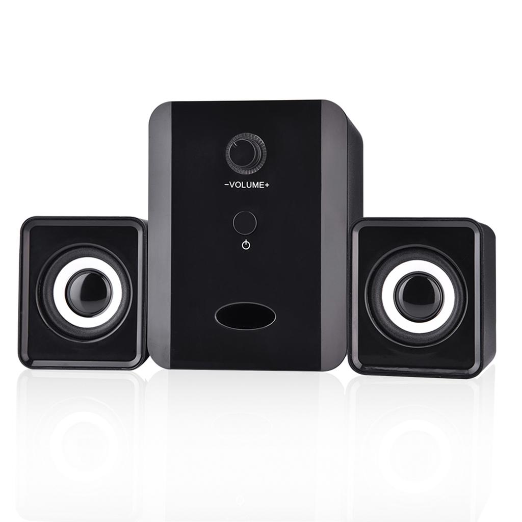 Mini USB Cablat Difuzor Combinat Bass Stereo Music Player Subwoofer pentru Telefon Laptop Negru