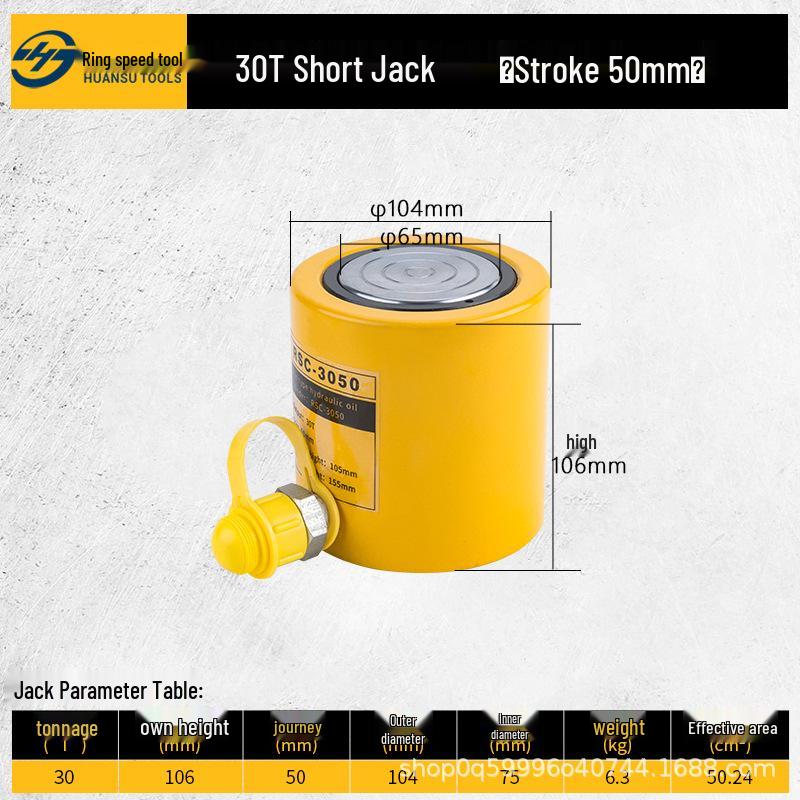 Ultra-Thin Electric & Manual Hydraulic Jack 10t-100t, Split Type (Lateral)