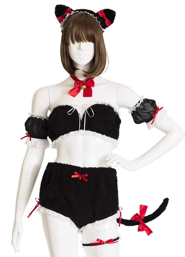 Clearstone SugarWhip Cosplay Halloween Hello Kitty Doll, Women's, Black