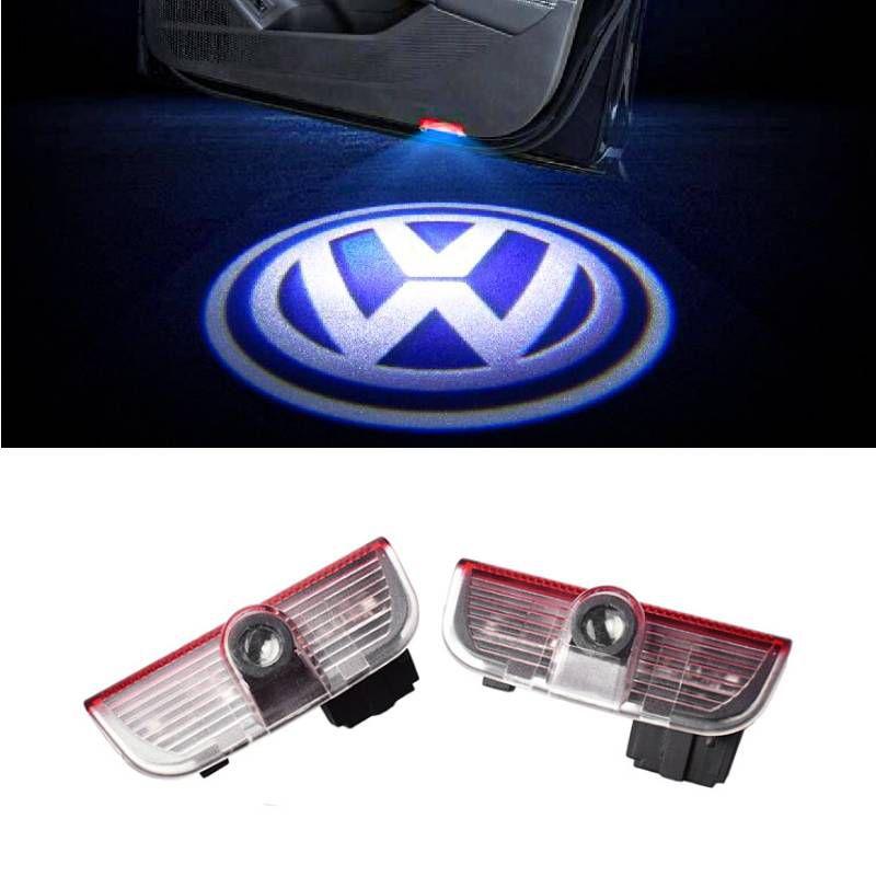 Éclairages de Porte de Voiture LED Volkswagen Effet de Projection Haute Définition 2 Pièces