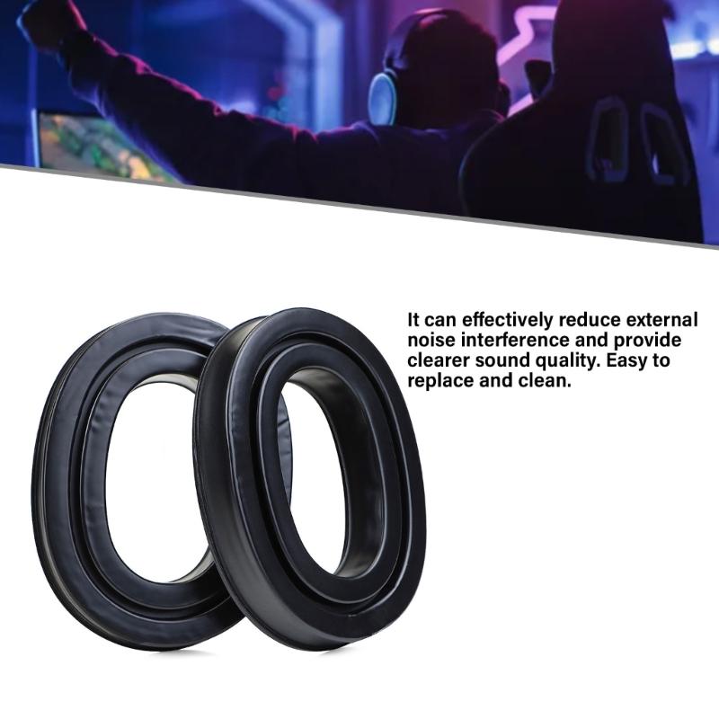Soft Silicone Ear Pads For Headsets Headphones Ear Cushions Enhances Hearing Protections