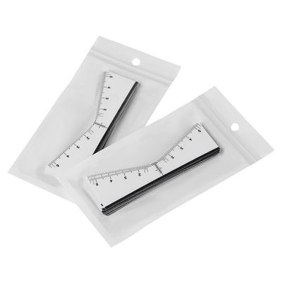Disposable 20/25Pcs Eyebrow Ruler Sticker Self-Adhesive Eyebrow Tattoo Position Guide Permanent Makeup Mapping Stencils Tool