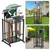 Tool Storage Rack Garden Tool Organizer with 35 Slots Large Capacity Heavy Duty Rust Resistant Yard Tool Stand