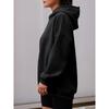 Women's Fashion Casual Solid Color Print Long Sleeve Hooded Hoodies & Sweatshirts
