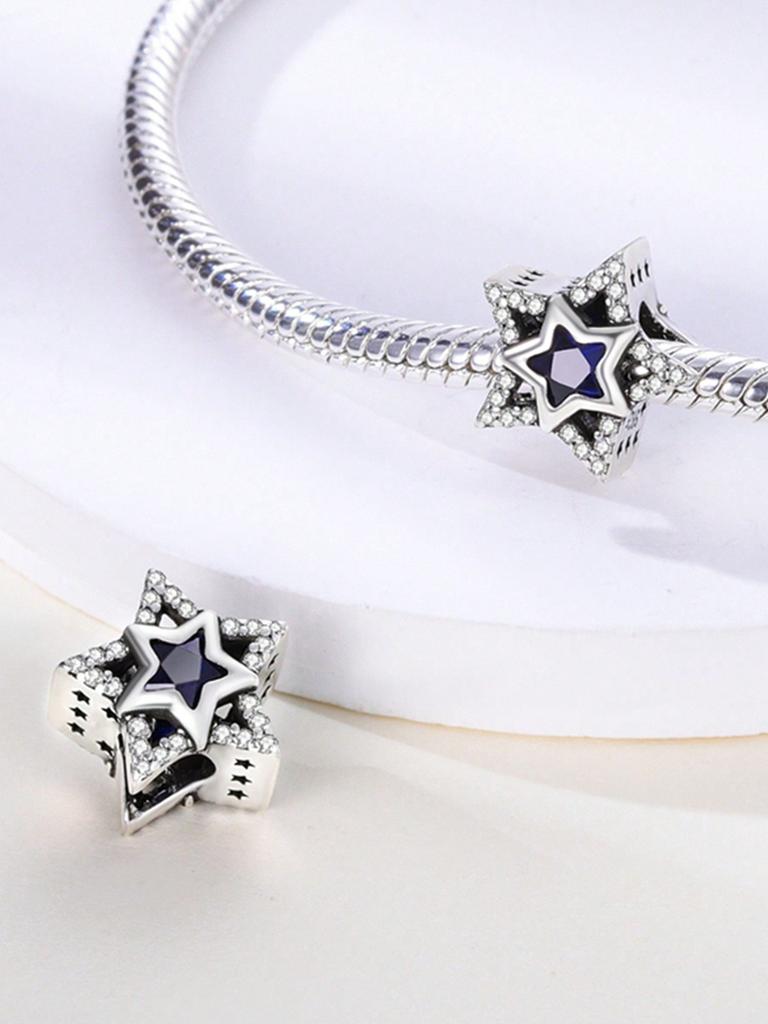 Charm Copper Colors Stars And Moon Bead For Original Bracelet Diy Beads Charms Jewellery Making Gift For Women Styfne