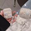 Pearl Flower Butterfly for AirPods 1 Generation Apple Bluetooth Headset Case 1/1 Generation Transparent Pro1 Generation