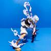 One Piece Nika Luffy Figure Sun God Gear 5 Red White Pants Squat Pose Model Desk Car Decor