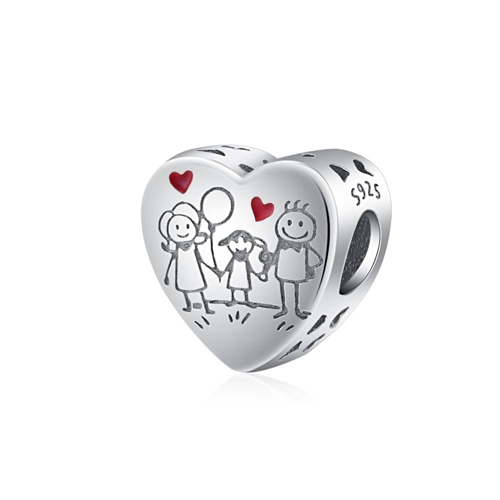New Copper Charm Fit Original Bracelet Accessories Women Jewelry Crown Family Tree Swing Flower