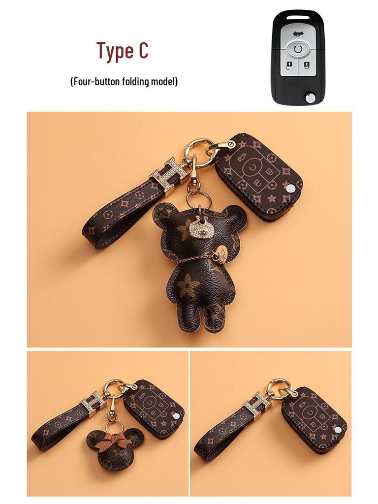 21 Buick Key Cover: New Excelle, Encore, Verano XT, LaCrosse, Regal - Stylish Women's Car Key Case