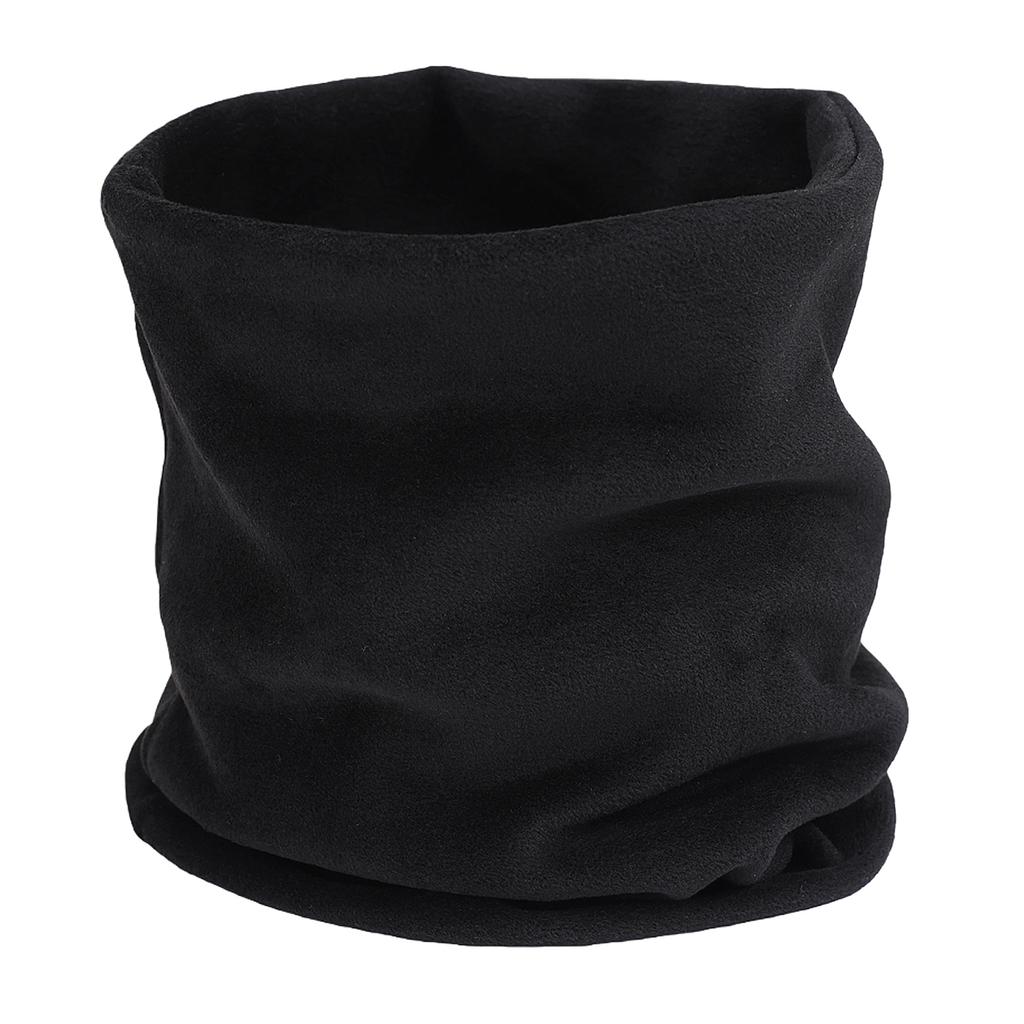 New Winter Scarf For Women Men Solid Double Layer Thick Fleece Cotton Neckerchief Ring Scarves Warm Neck Gaiter Muffler Ski Mask