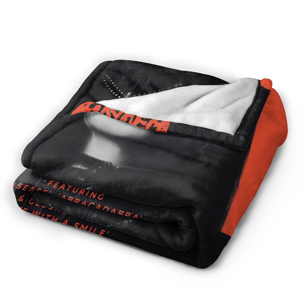 Lady Gaga Mayhem 2025 Album Blankets Decorative Flannel Throw Blanket For Couch Chair Soft Warm Custom Quality Bedspread