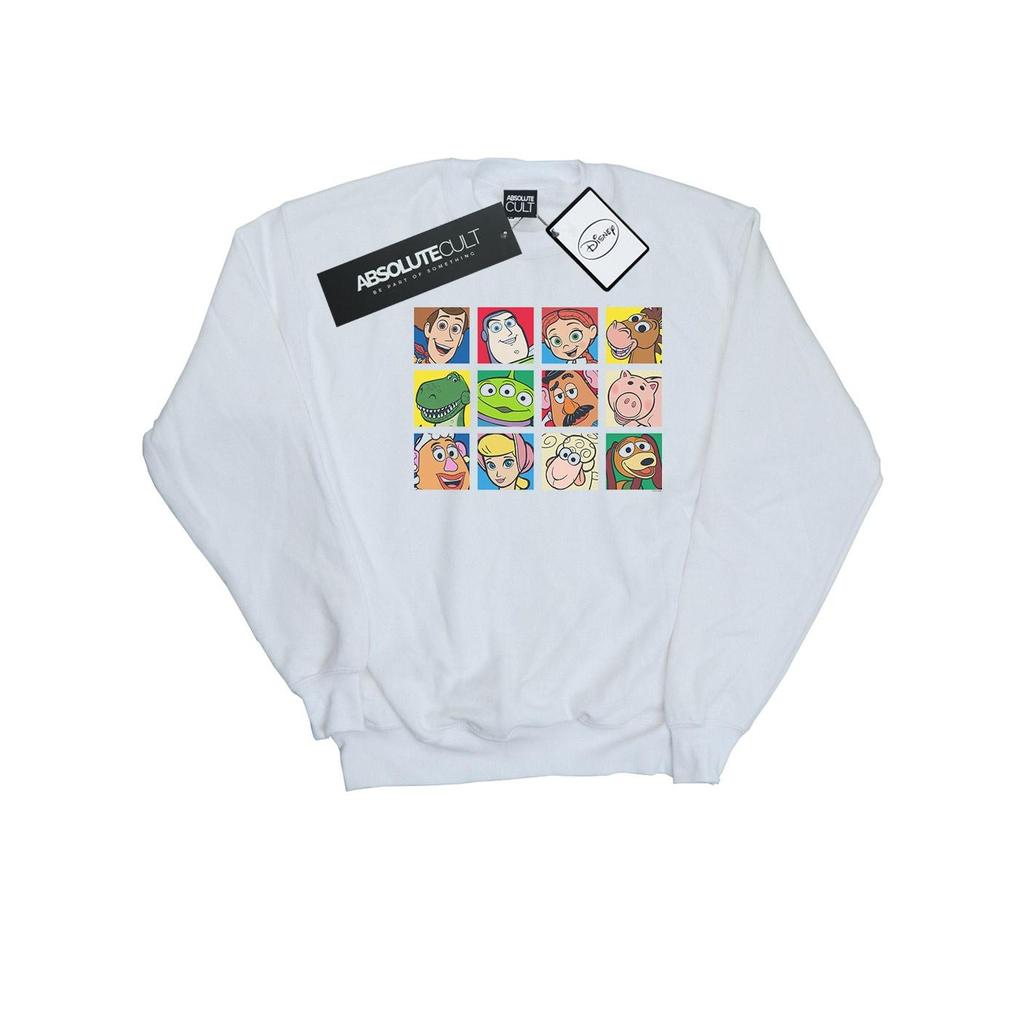 Disney Mens Toy Story Character Squares Sweatshirt