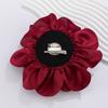 Satin Clothing Patch 3D Clothes Appliques DIY Large Fabric Flower Brooch  Clothes Decoration