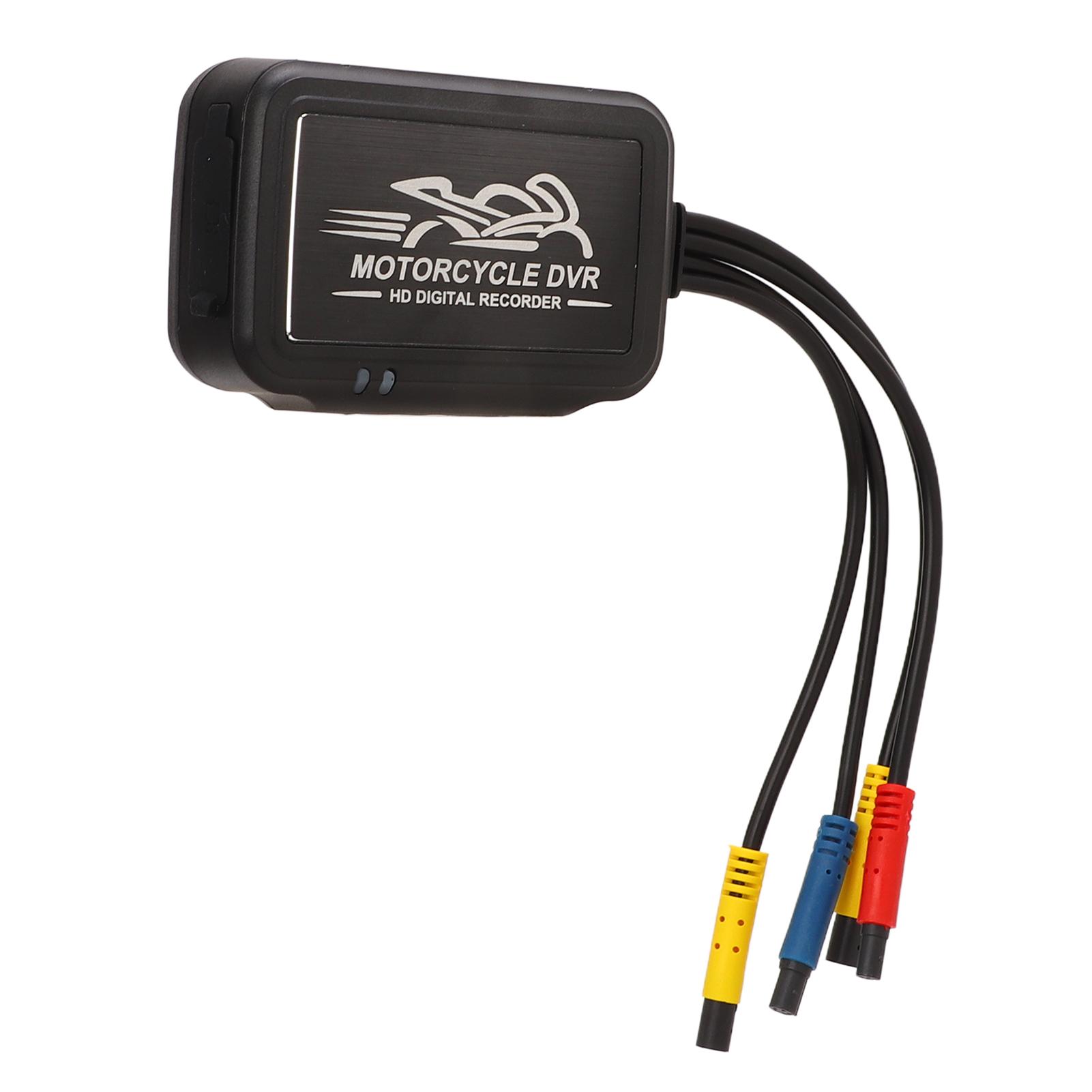 

Мотоциклетный регистратор с двумя объективами 1080P HD IP67 Водонепроницаемый Интервальная фотография Парковка