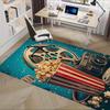 Office Carpet: Movie Night Essentials Popcorn Bucket, Film Reel, Camera, and Tickets for Your Home C