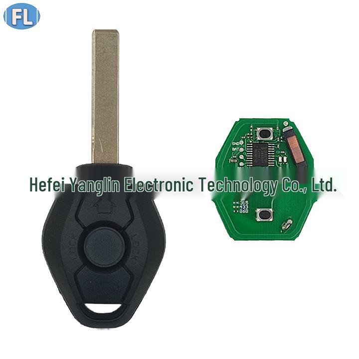 BMW CAS2 3-Button Remote Control - Straight Shank, 868MHz, 46 Chip