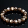 Hongchu Crystal Natural7A Milk Tea Moonstone Round Bead Bracelet Gray Moonstone Bracelet Loose Beads