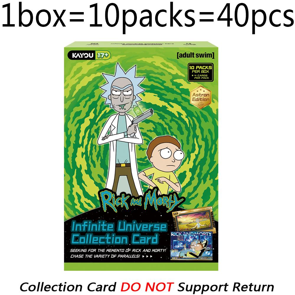 Genuine Science Fiction Comedy Animated Rick and Morty Collection Cards Cartoon HD Craft Characters Rare Cards Kids Gifts