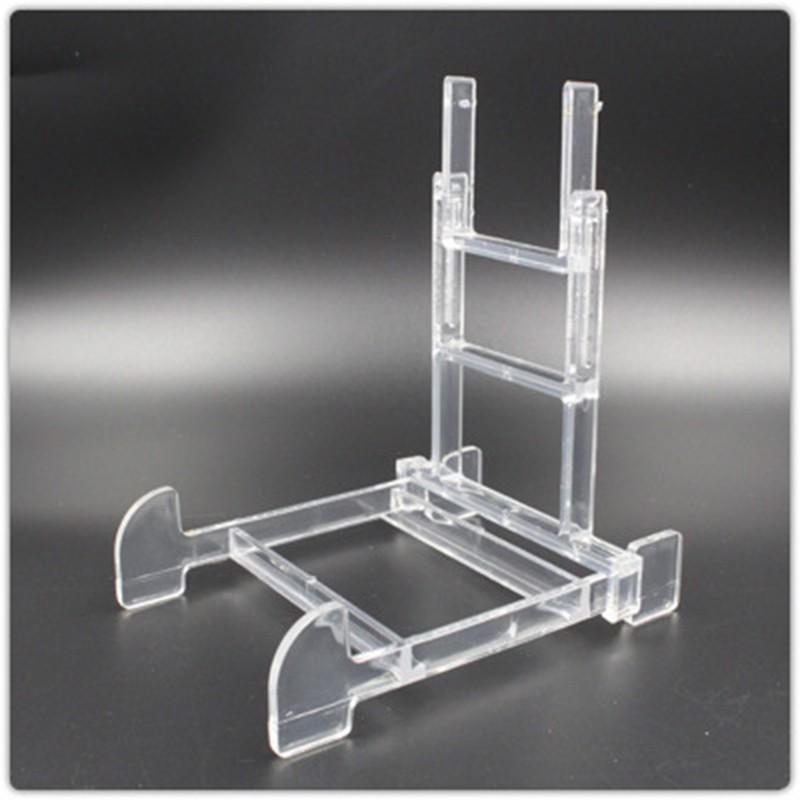 Transparent Display Easel Bowl Plate Art Photo Picture Frame Holder Book Stands