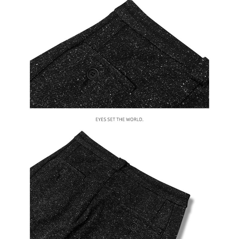 Menseye Men's Thickened Casual Pants, New Winter Business Dress Pants, Slim Fit and Versatile