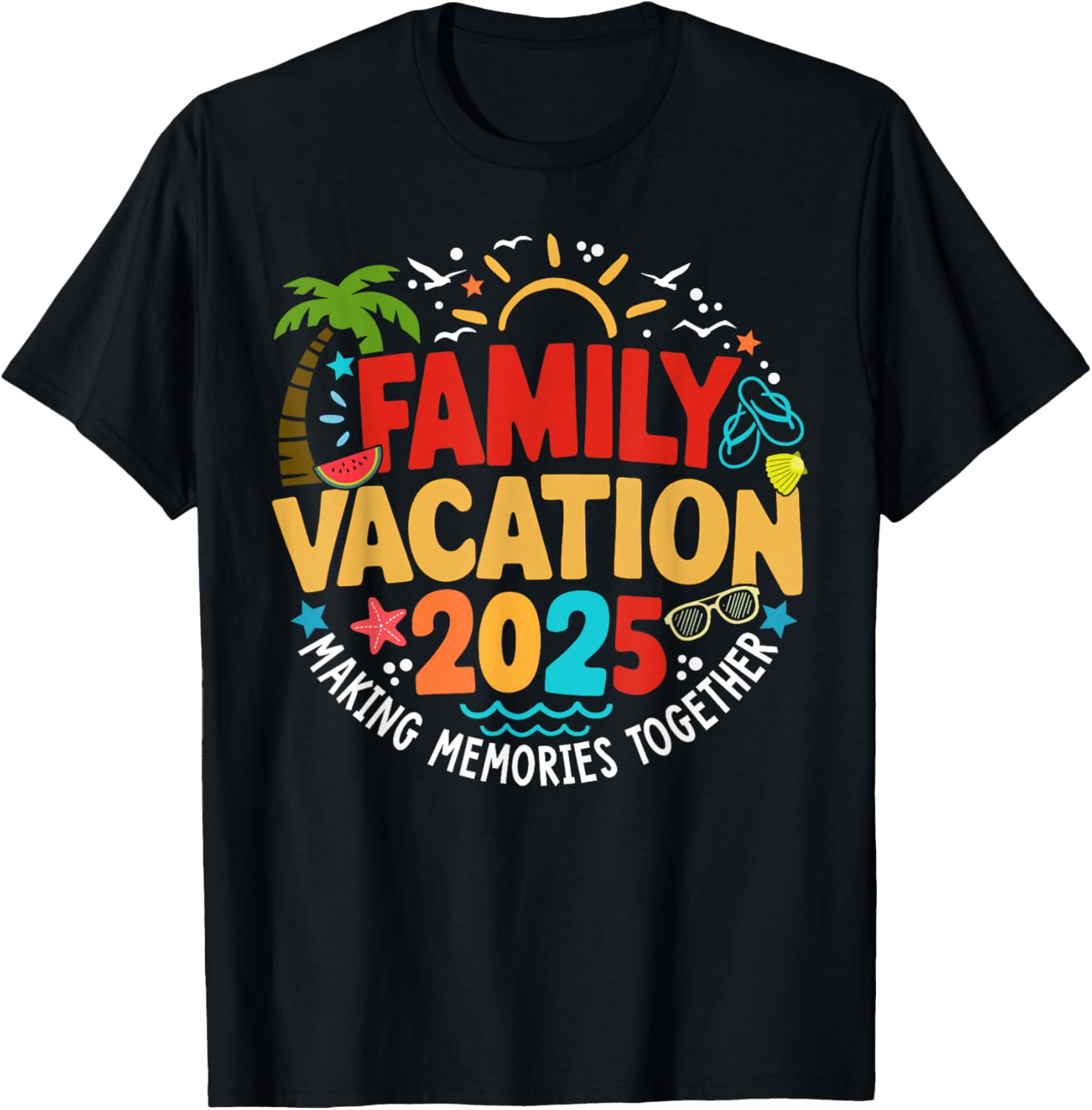 Making Memories Family Vacation 2025 Summer Matching Group T-Shirt S