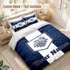 Custom Name Bedding Set 3 PiecesPreston North End Print Duvet Cover + 2 Pillowcases Soft Bed Decor