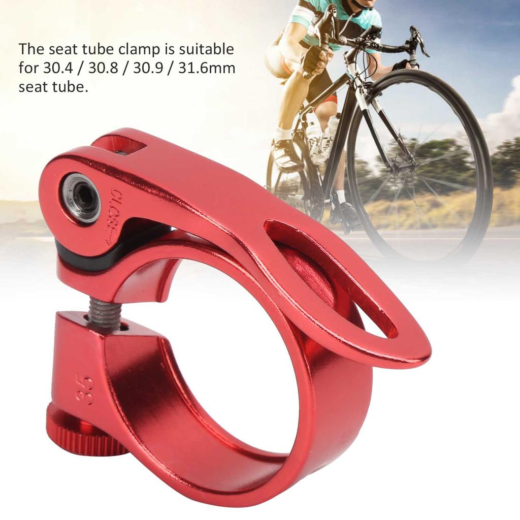 34.9mm     Quick Release Seatposts Clamp Aluminum Alloy Seat Tube Clamp