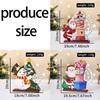 Permanent Oaken Christmas Clock Calendar Toss Number Hurdles Arrival Deck For Telecommute Decoration