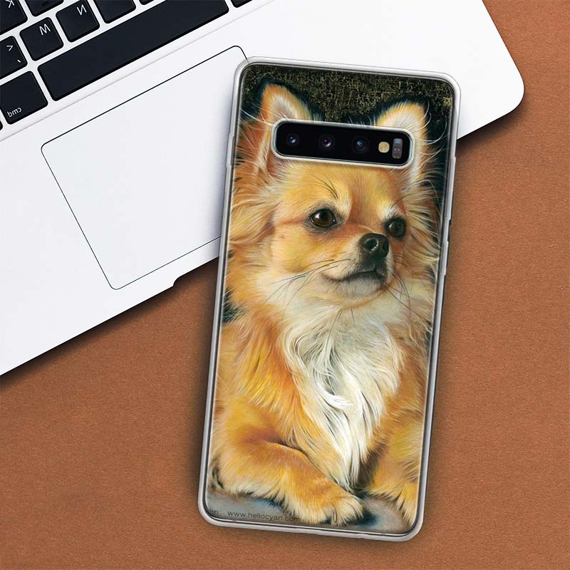 Chihuahua Puppy Teacup Dogs Phone Case For Samsung Galaxy M21 M12 M31S M32 M51 M52 Note 20 Ulte 10 Plus 9 8 J4 J6 + J8 M11 F52 F