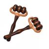 1/2pcs Wooden Manual Massage Roller Portable Massager for Blood Circulation, Suitable for Neck, Back, Shoulders, Hands and Head