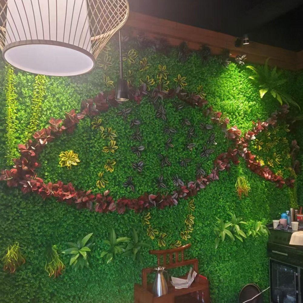 Sunflower Artificial Plant Wall Panel DIY Simulation Maple Plant Sheet  Privacy Screen