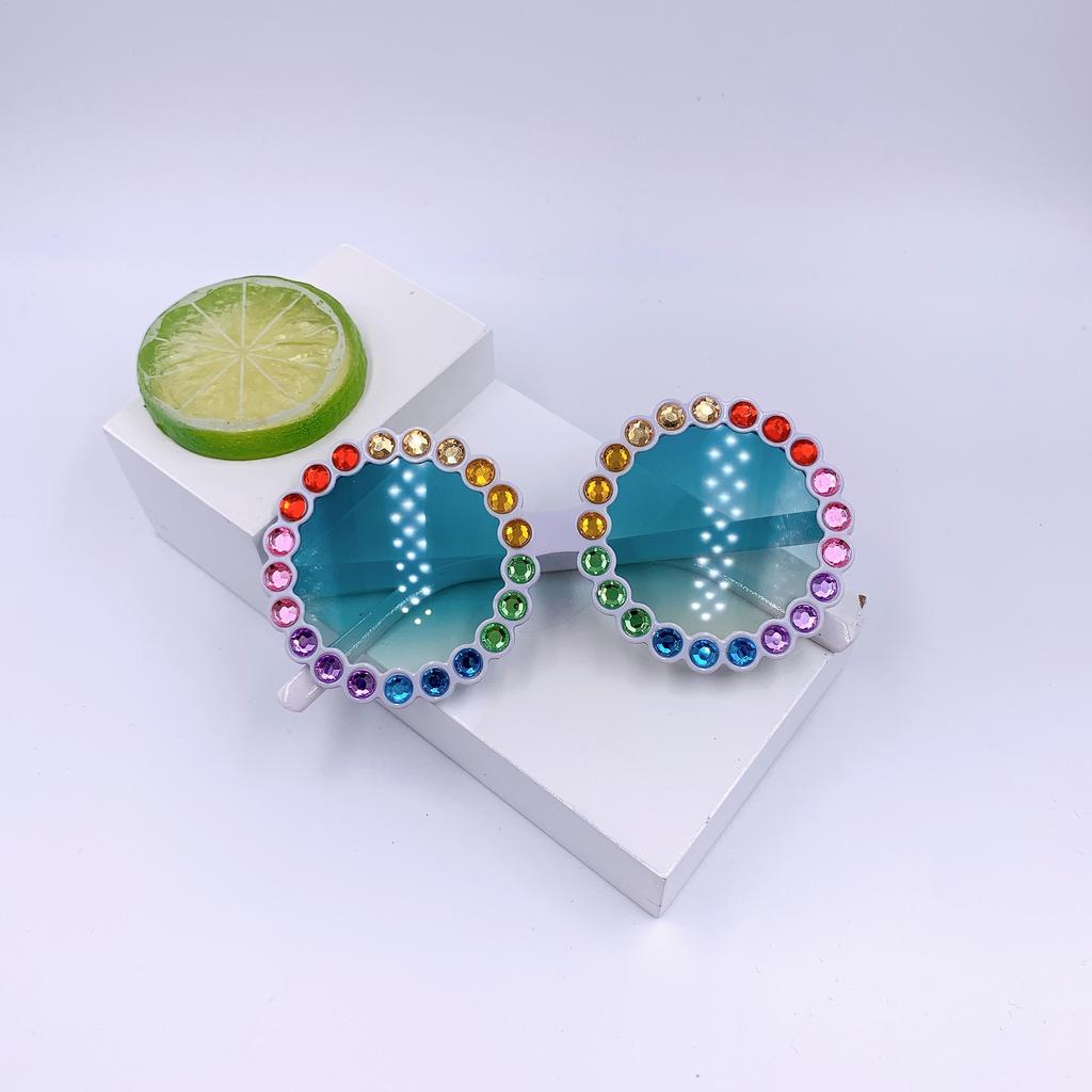 Children 2-10 Years Old Round Frame Sunglasses Fashion Frame Cartoon Personalized Sunglasses Fashion Sunglasses