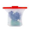 Double Lock Freezer Seal Bags Food-grade Silicone Food Storage Bag Fresh-keeping Bag  Fruit
