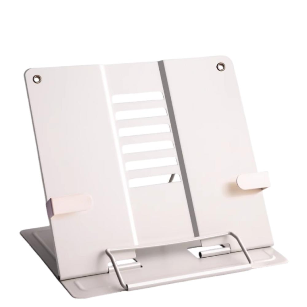 6 Adjustable Positions Desk Book Holder Heavy Duty Metal Document Holder  Cooking Recipes