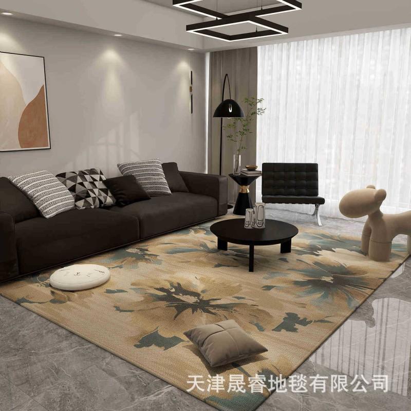 Soft Crystal Velvet Area Rug Living Room Sofa Coffee Table Bedroom Study Modern Geometric Washable