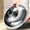 Jinlongxing Stainless Steel Tempered Glass Wok Lid